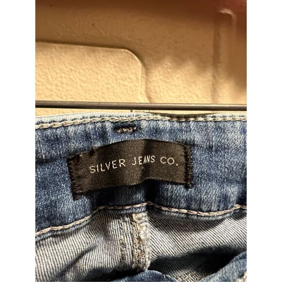 Silver Jeans Elyse Capri Woman’s Jeans Woman’s Size 33 Length 22.5 - Picture 6 of 11
